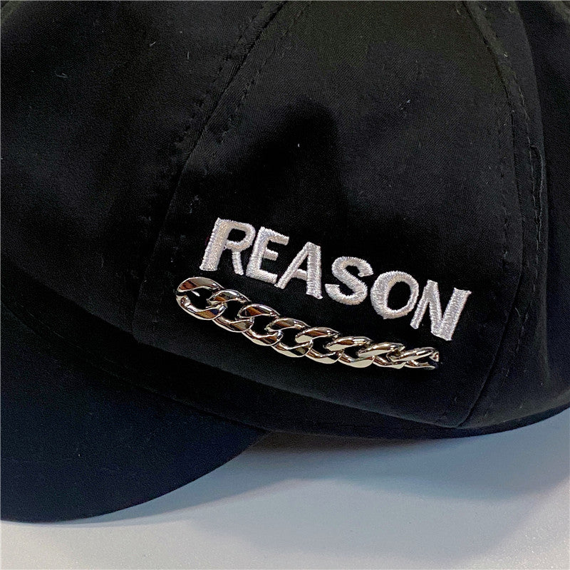 Trend Chain Retro Painter Flat Hat