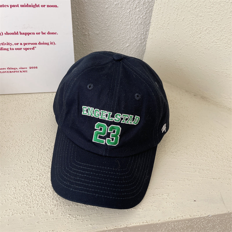 Embroidered 23 Number Cotton Baseball Cap