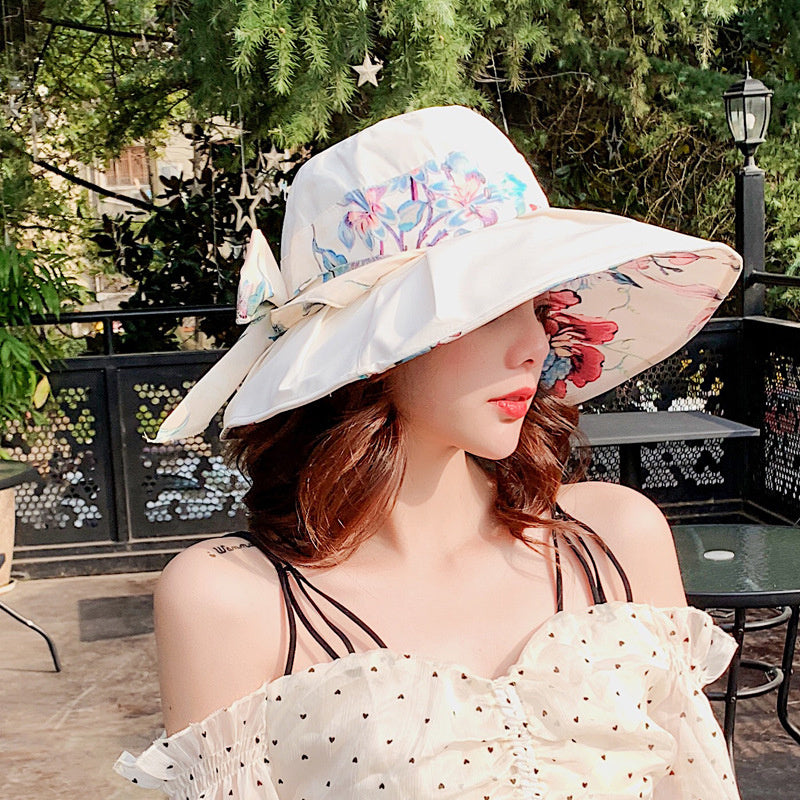 Small Sunbonnet With Floral Face