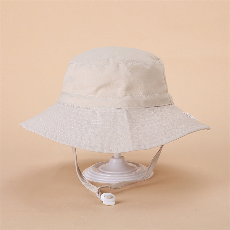 European And American New Spring And Summer Children Sunscreen Adjustable Breathable Fisherman Hat