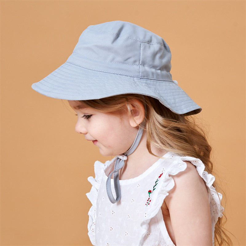 European And American New Spring And Summer Children Sunscreen Adjustable Breathable Fisherman Hat