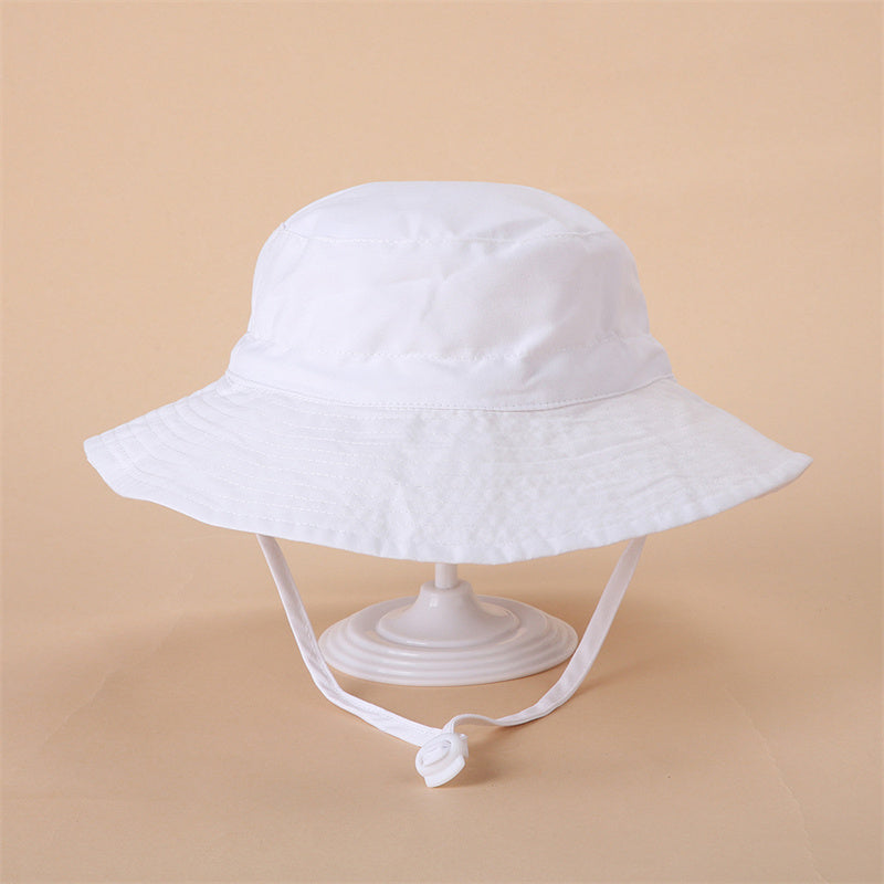 European And American New Spring And Summer Children Sunscreen Adjustable Breathable Fisherman Hat