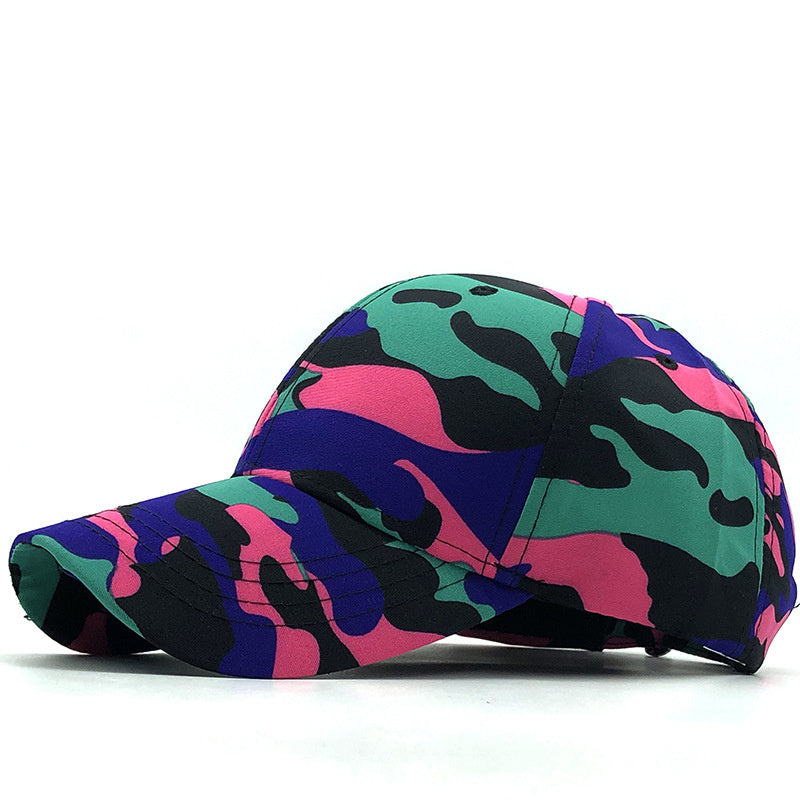 Summer Outdoor Trend Hip Hop Camouflage Flat Cap