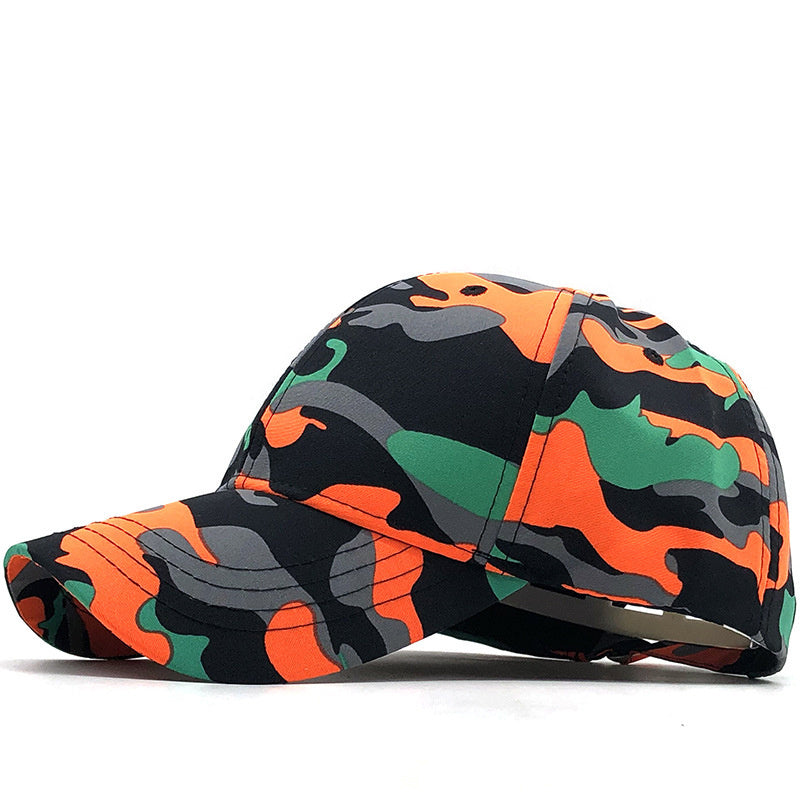 Summer Outdoor Trend Hip Hop Camouflage Flat Cap