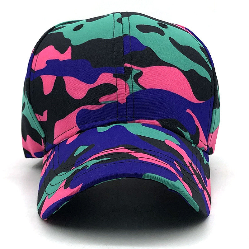 Summer Outdoor Trend Hip Hop Camouflage Flat Cap