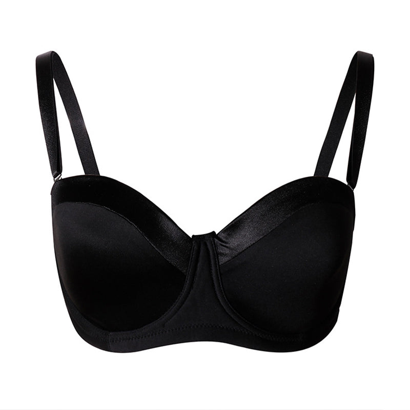 Thin Large Size Strapless Bra For D Cup