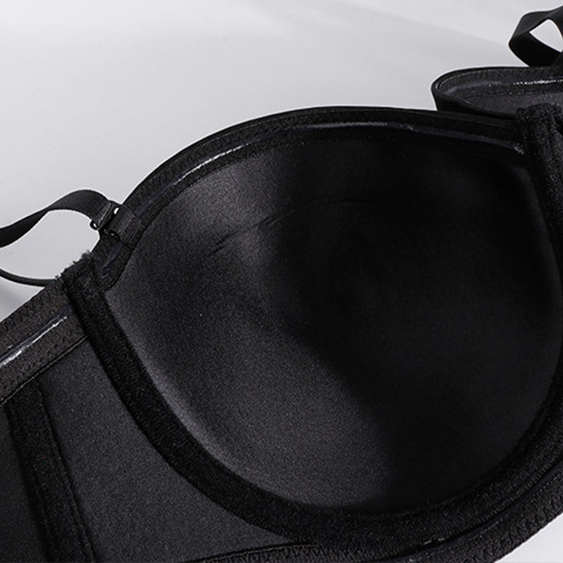 Thin Large Size Strapless Bra For D Cup
