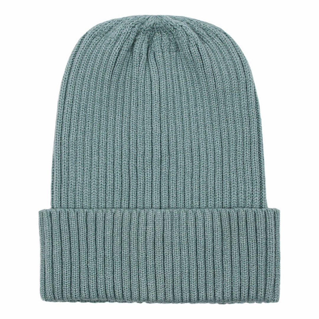 Solid Color Fashion Icon Warm Knitted Hat