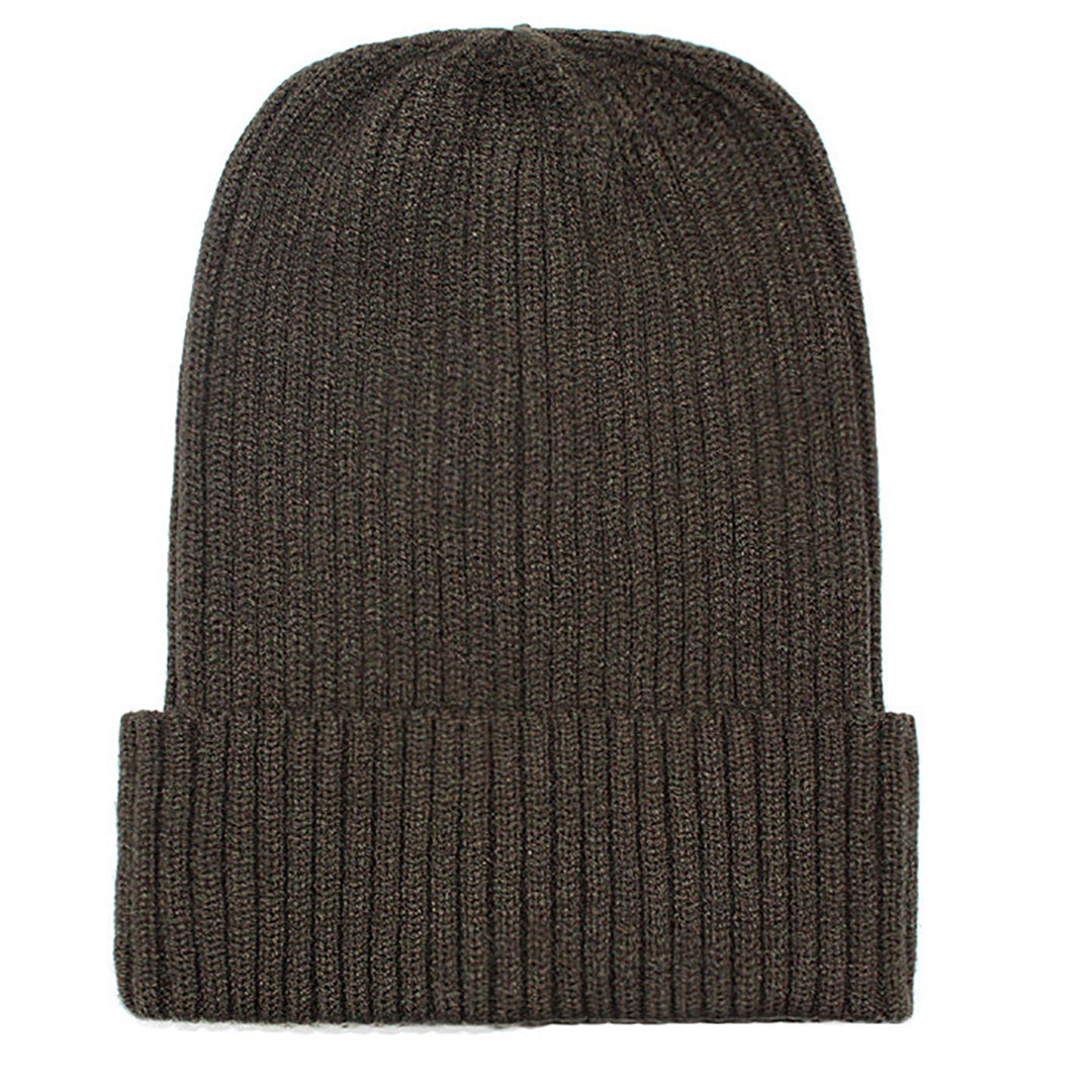 Solid Color Fashion Icon Warm Knitted Hat