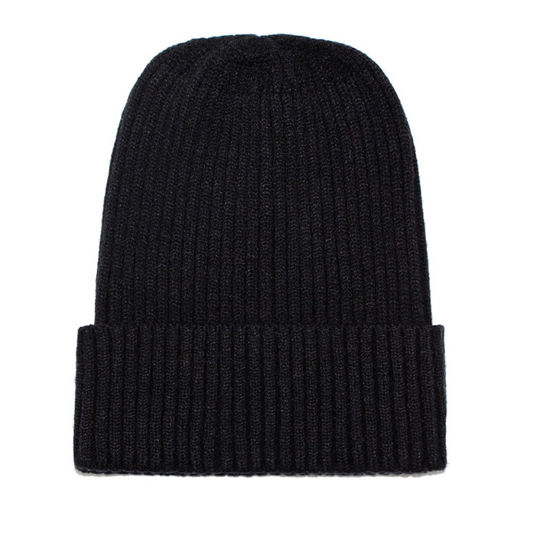 Solid Color Fashion Icon Warm Knitted Hat