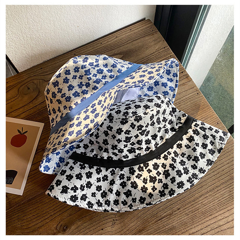 Summer Versatile Floral Fresh Sunshade Fisherman Hat