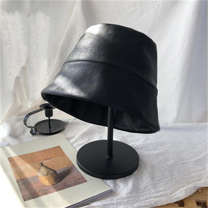 New Leather Versatile Winter Fisherman Hat