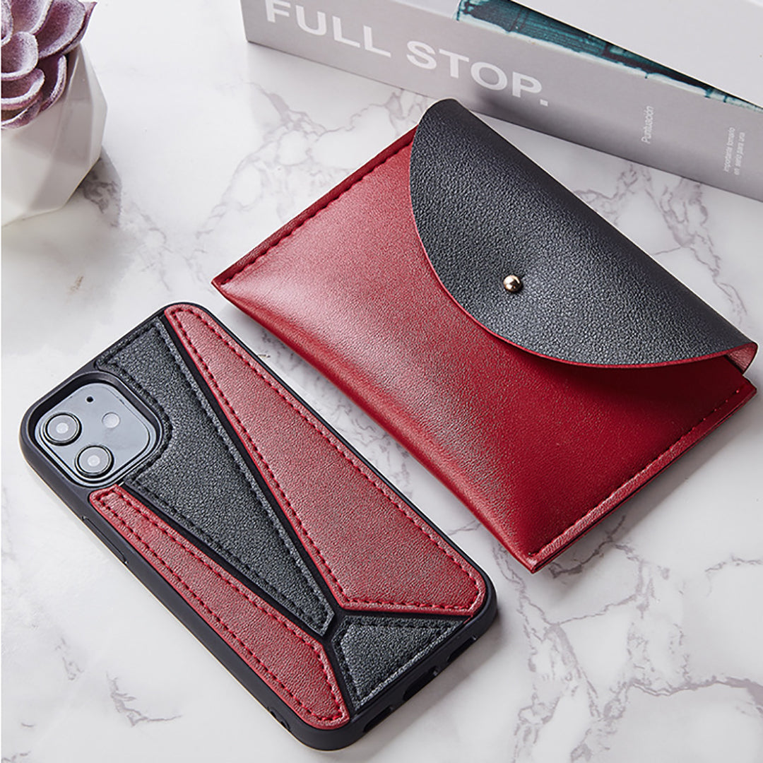 Ziibras™ Stylish Geometric-splicing Leather Wallet for iPhone 13 &12