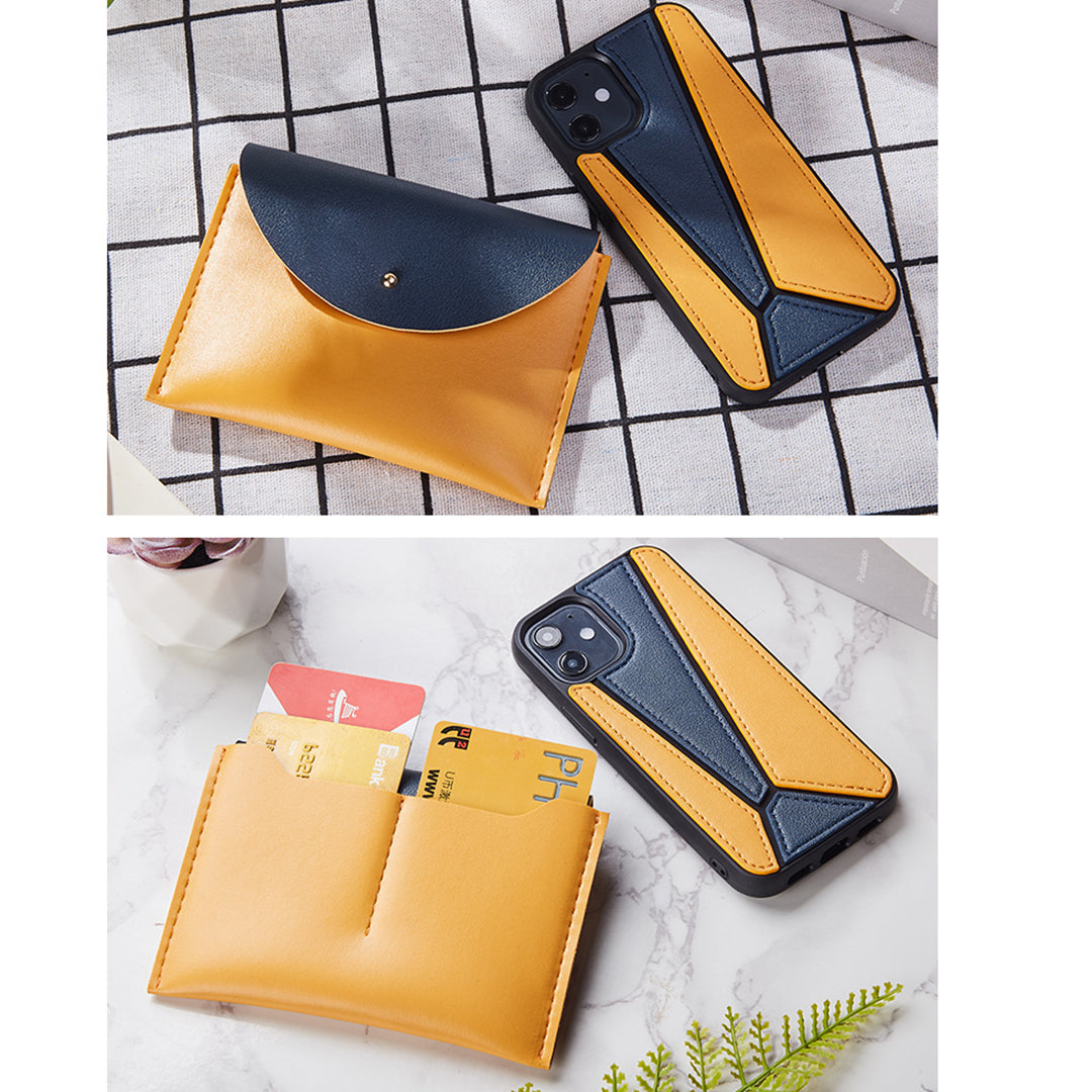 Ziibras™ Stylish Geometric-splicing Leather Wallet for iPhone 13 &12