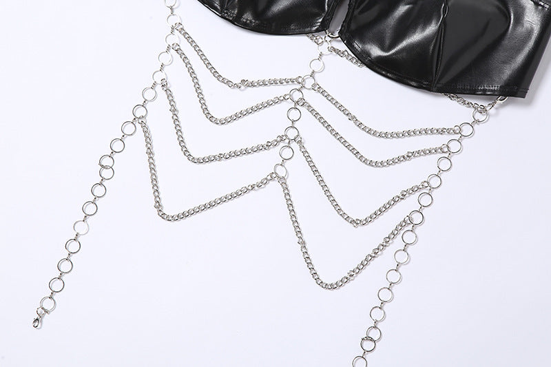 Sexy backless halter neck bra