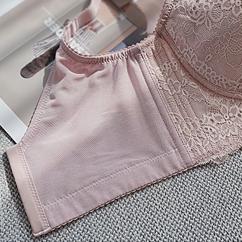 Ziibras™ Lace Embroidery Thin Push-up Bra