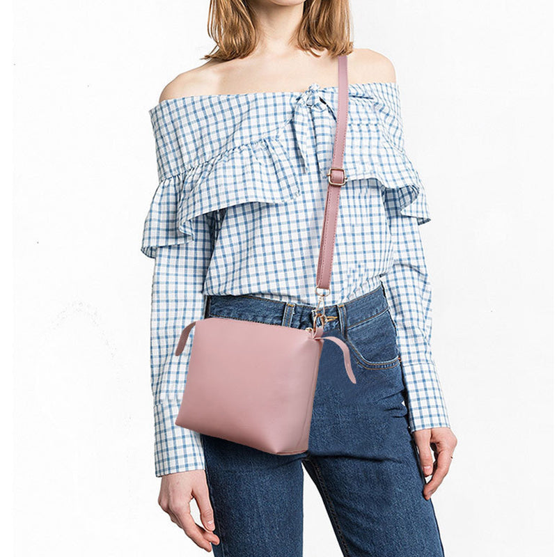 Fashion Tassel Three-piece Bucket Bag For Travel