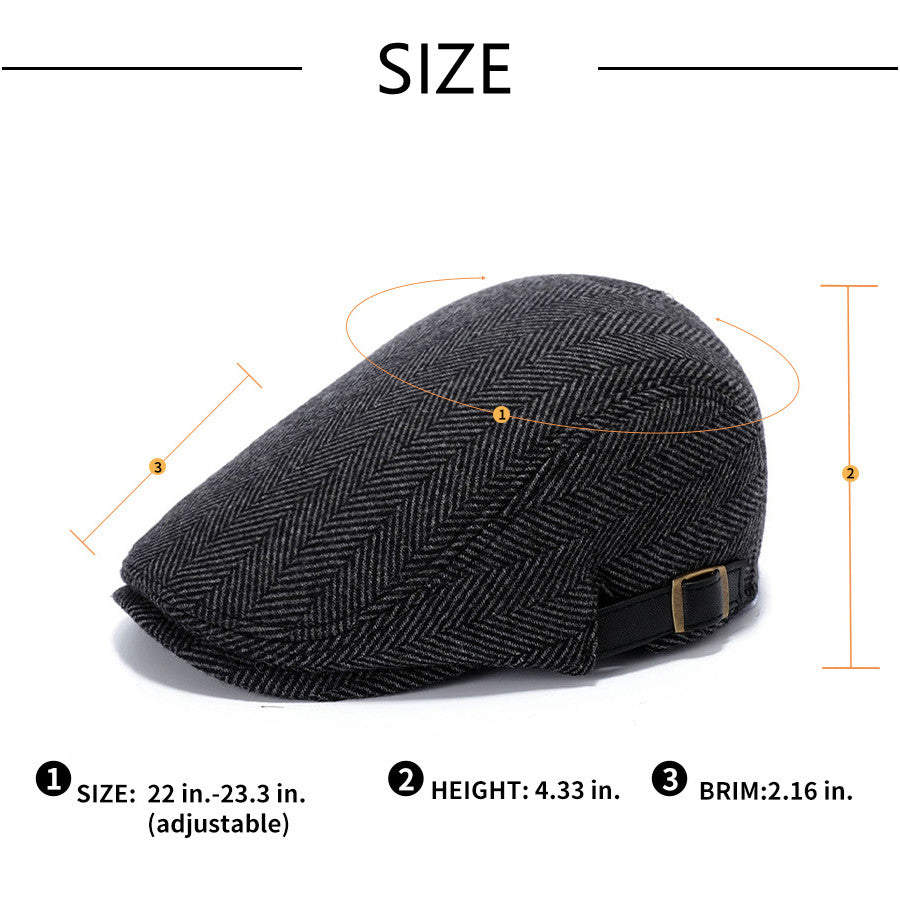 European and American peaked cap