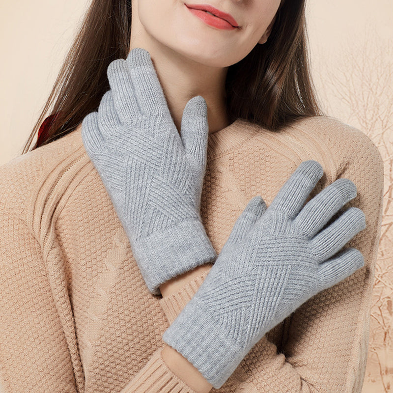 Winter Knitted Touchscreen Warm Gloves