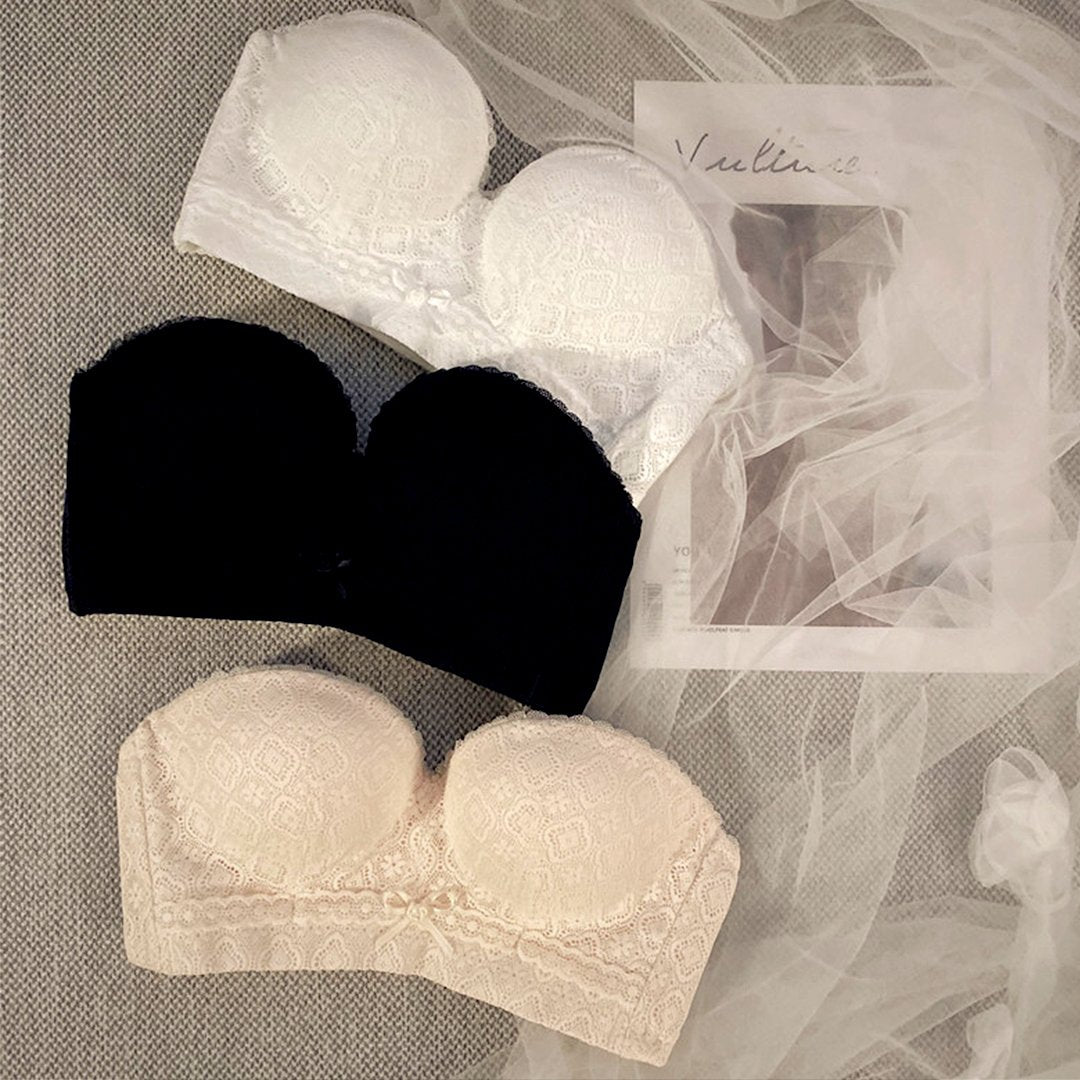 Ziibras™ Sexy Tube Top Brassiere Detachable Straps Bra