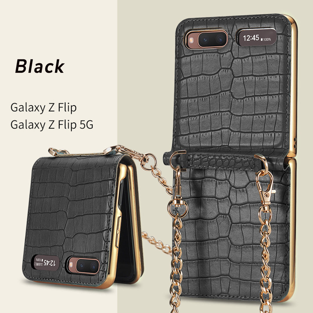 Corium Leather Makeup Diagonal Backpack Phone Case for Samsung Galaxy