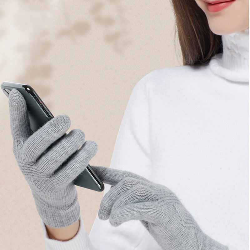 Winter Knitted Windproof Touchscreen Warm Gloves