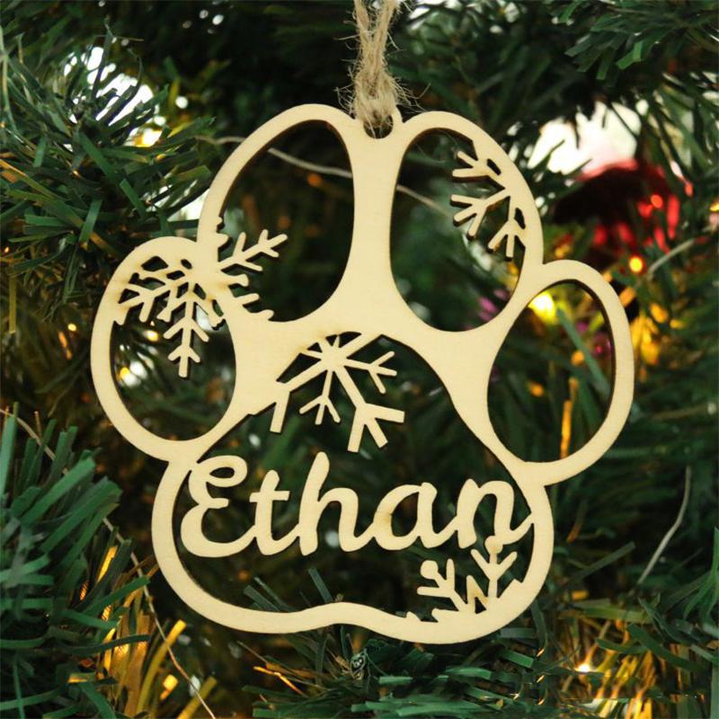Personalized Pet Christmas Tree Decorations Cute Ornaments (Add Order Details)