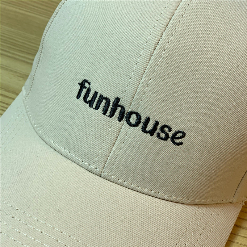 Funhouse Embroidered Couples Fashion Versatile Baseball Cap