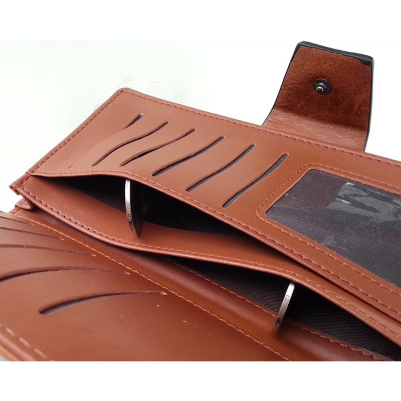 Fashion Skull Buckle Rivet Long Wallet