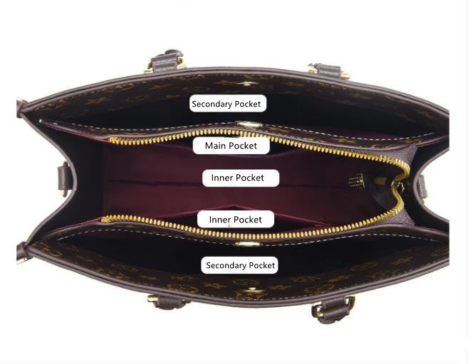 Large Capacity Printed Tote Handbag Shoulder Bag For Dating and Work