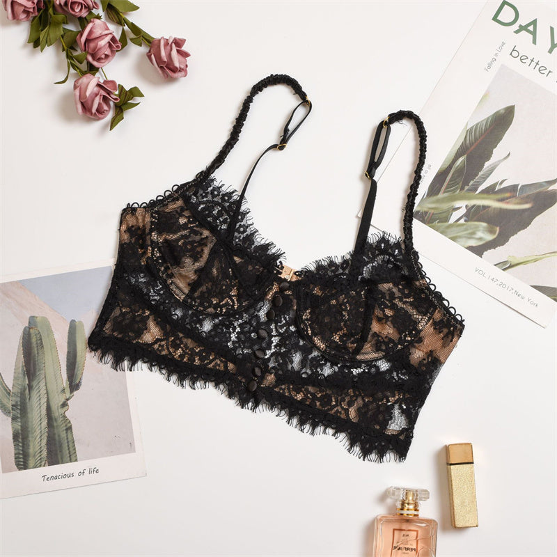 Summer Ultra-thin Breathable Lace Sexy Bra
