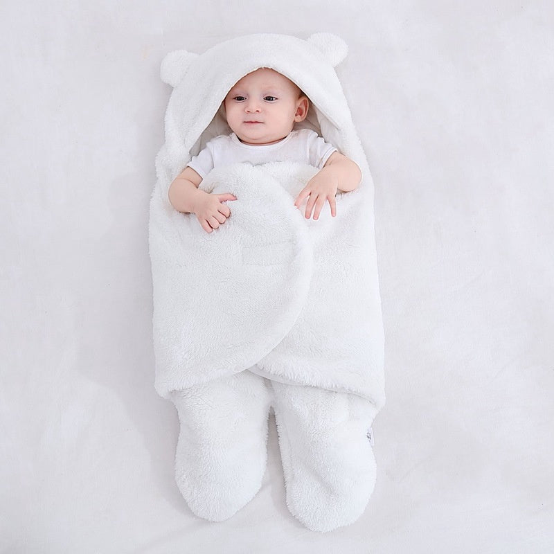 Infant  Winter Fleece Sleeping Bag Newborn Thicker Sleep Sack for Baby