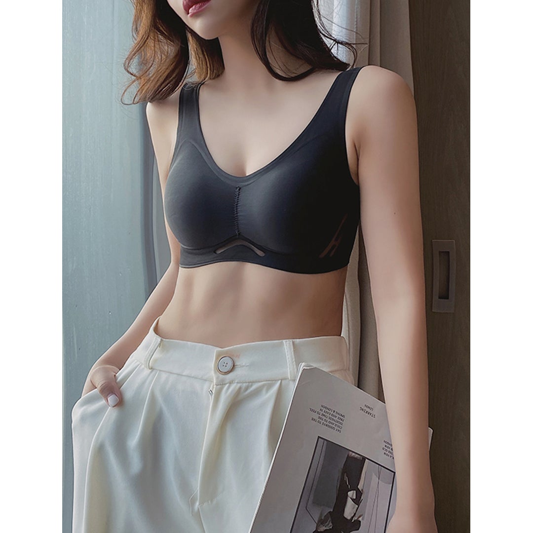 Breathable Cooling Fabric Wirefree Bra