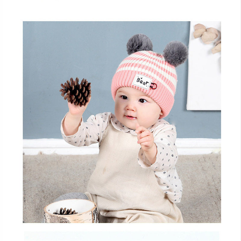Children's Warm And Fleece Cap Neck Set