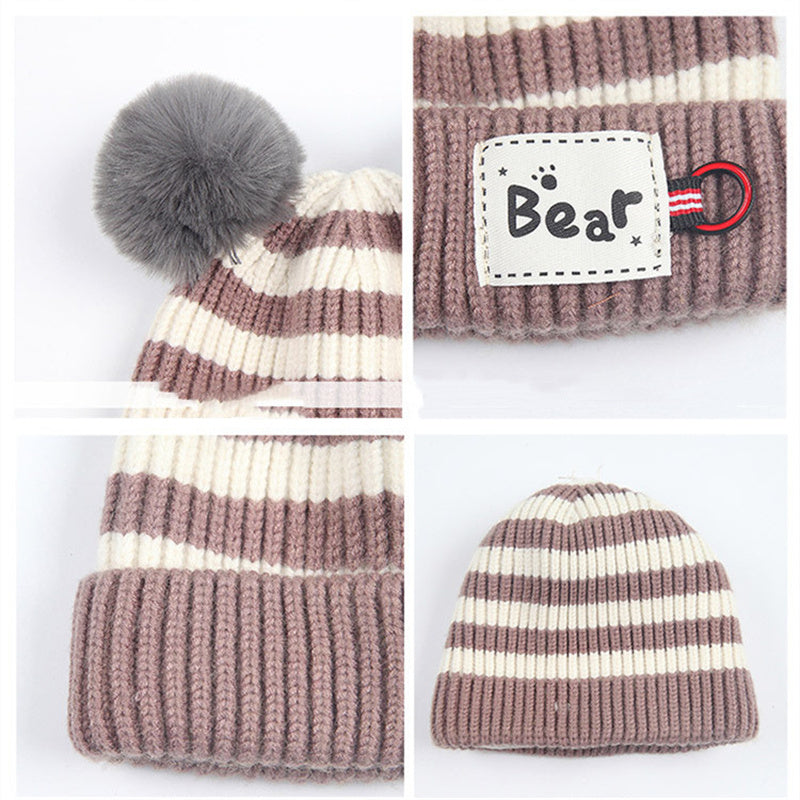 Children's Warm And Fleece Cap Neck Set