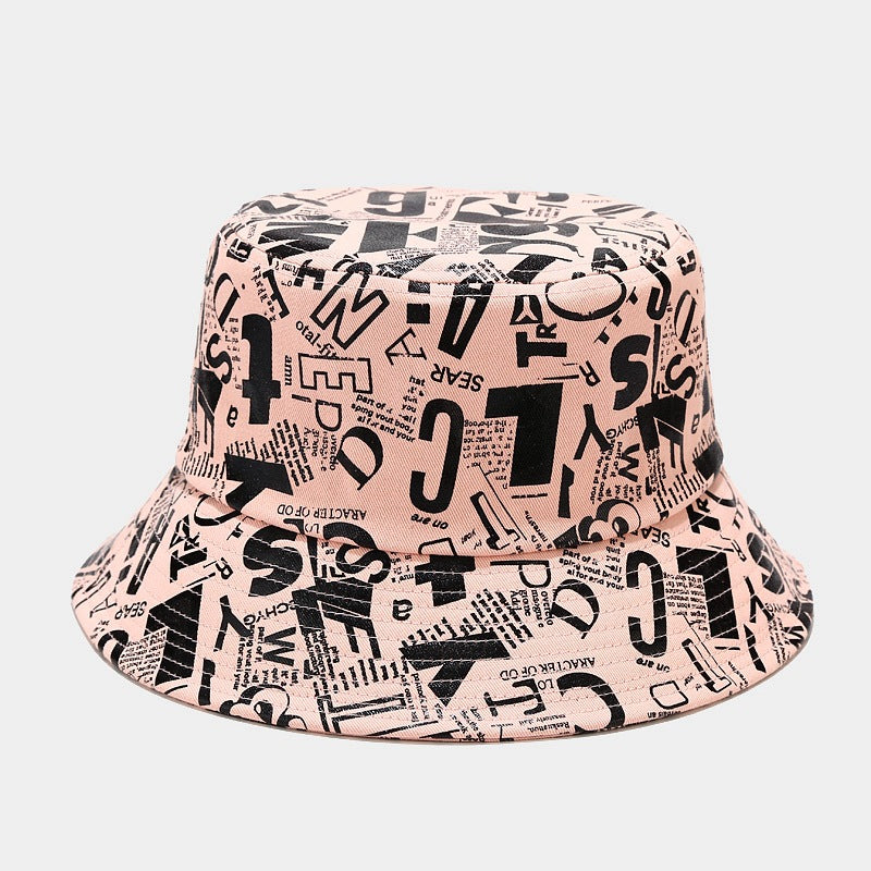 Personalized Trend Graffiti Letter Bucket Hat