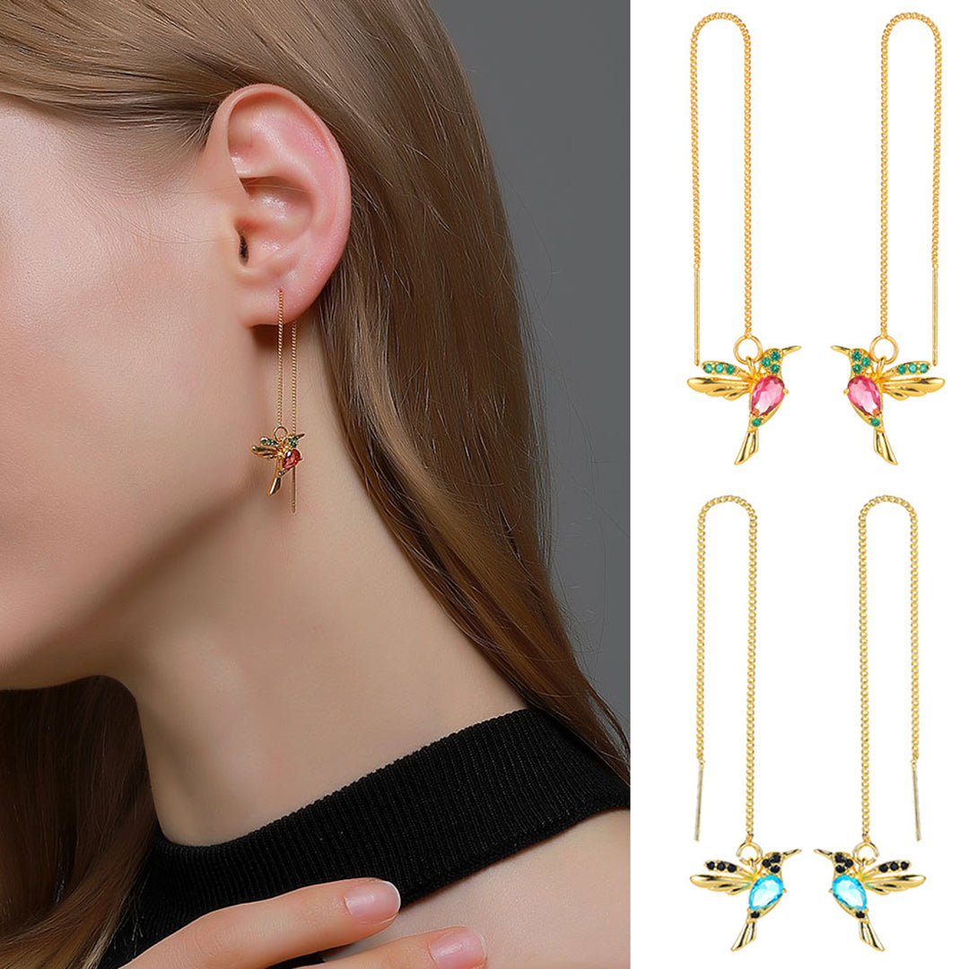 Ziibras™ Stylish & Cute Bird-shape Long Earings