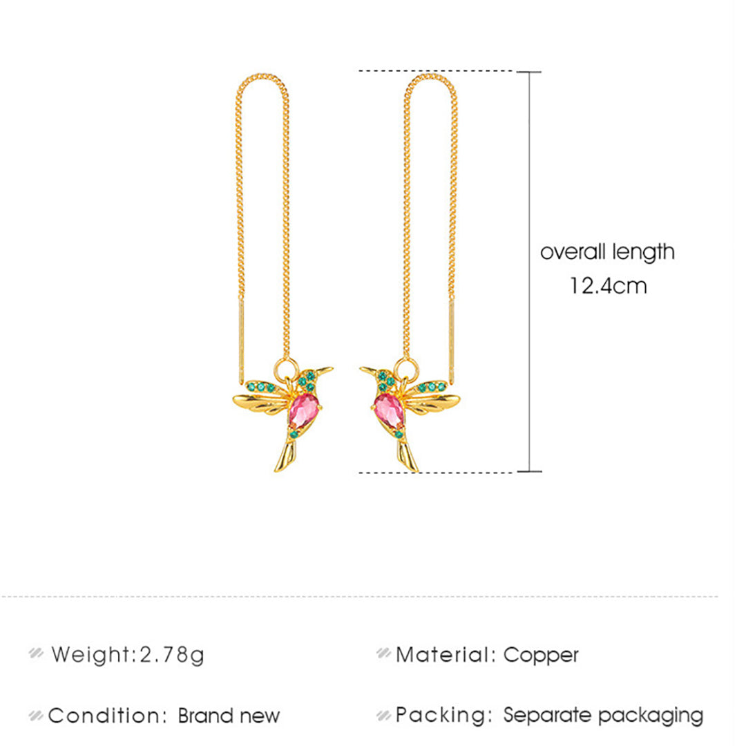 Ziibras™ Stylish & Cute Bird-shape Long Earings