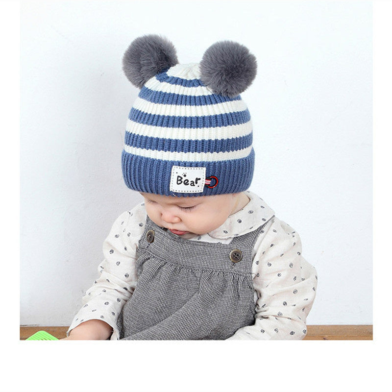 Children's Warm And Fleece Cap Neck Set