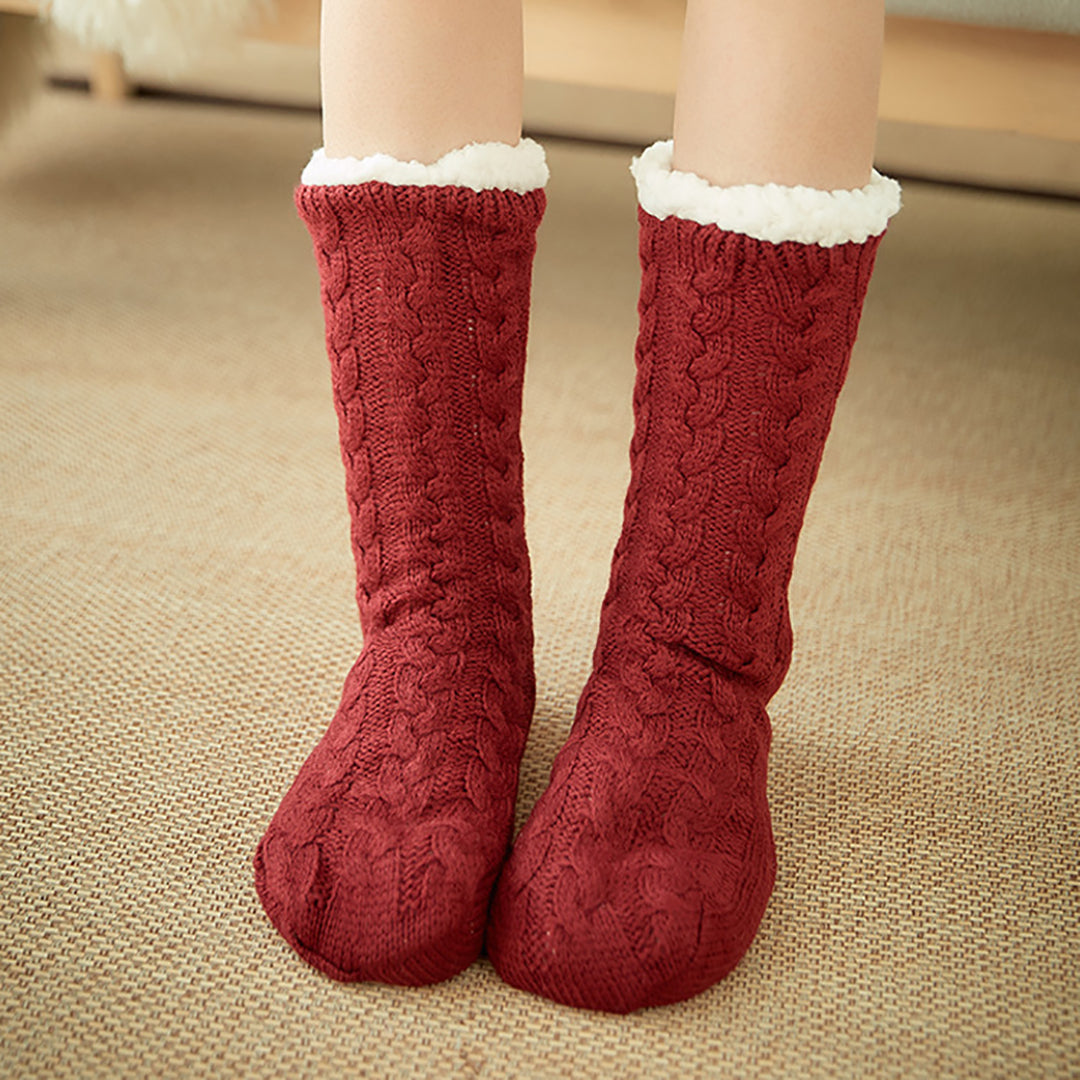 Stylish Fluffy Thicken Middle Tube Socks