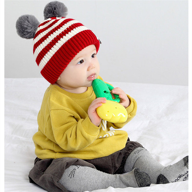 Children's Warm And Fleece Cap Neck Set