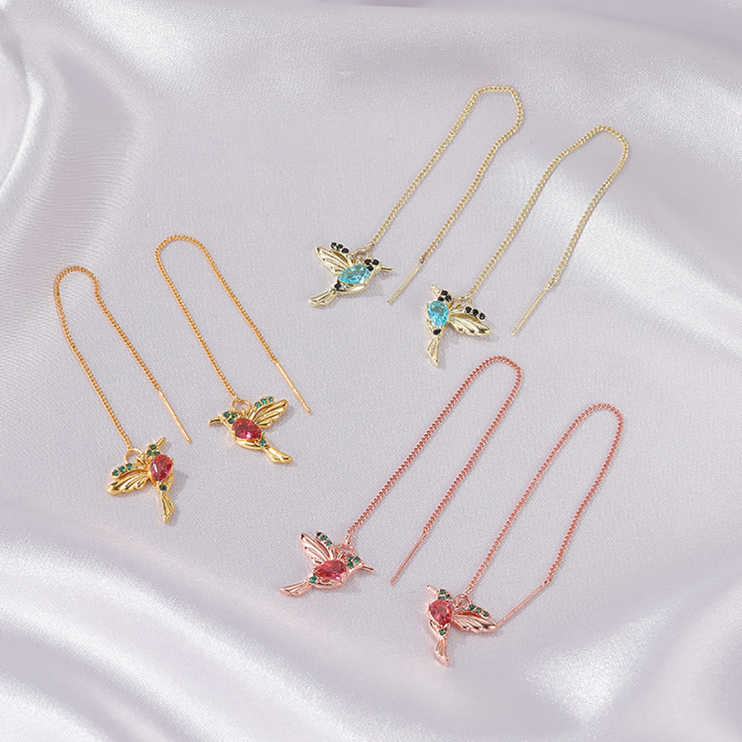 Ziibras™ Stylish & Cute Bird-shape Long Earings