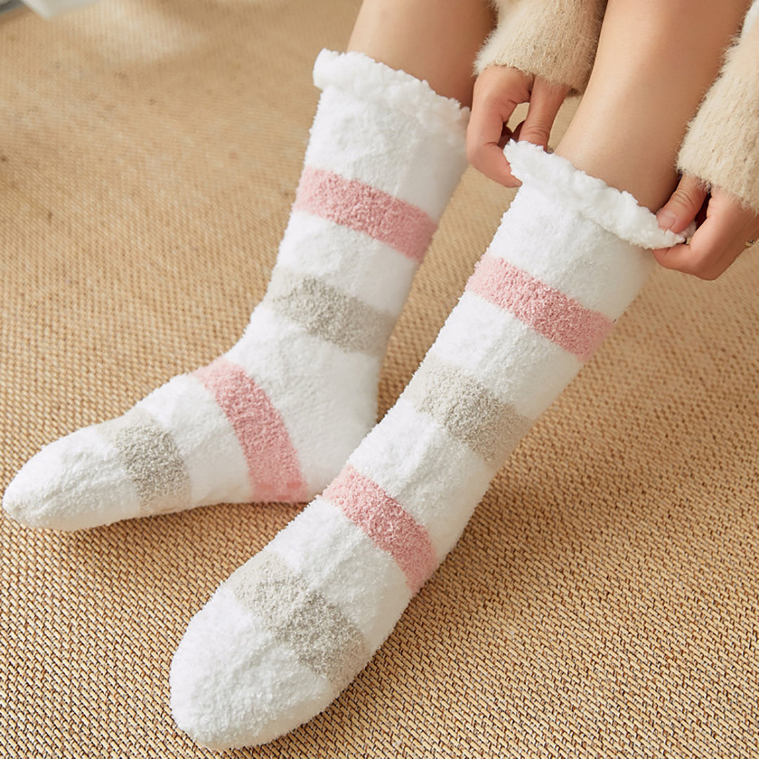 Stylish Fluffy Thicken Middle Tube Socks