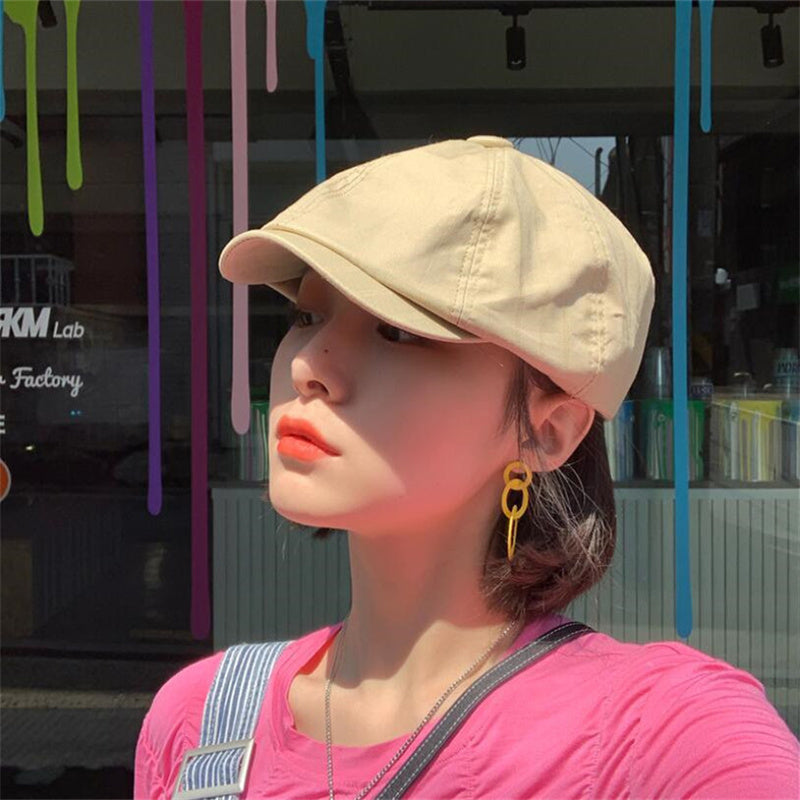 Casual Art Painter Hat Octagonal Hat