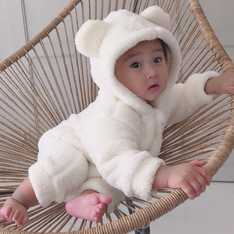 Baby Cute Soft Cotton Bear Onesie Go Out Wear
