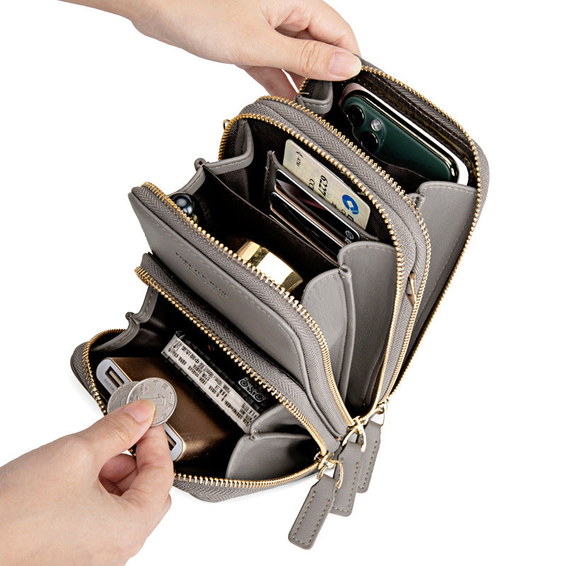 Fashion Multifunctional Touch Screen Phone Bag