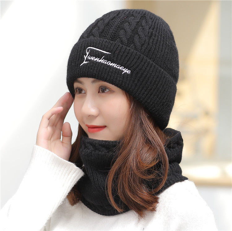 Two-piece Hat Scarf Set For Windproof