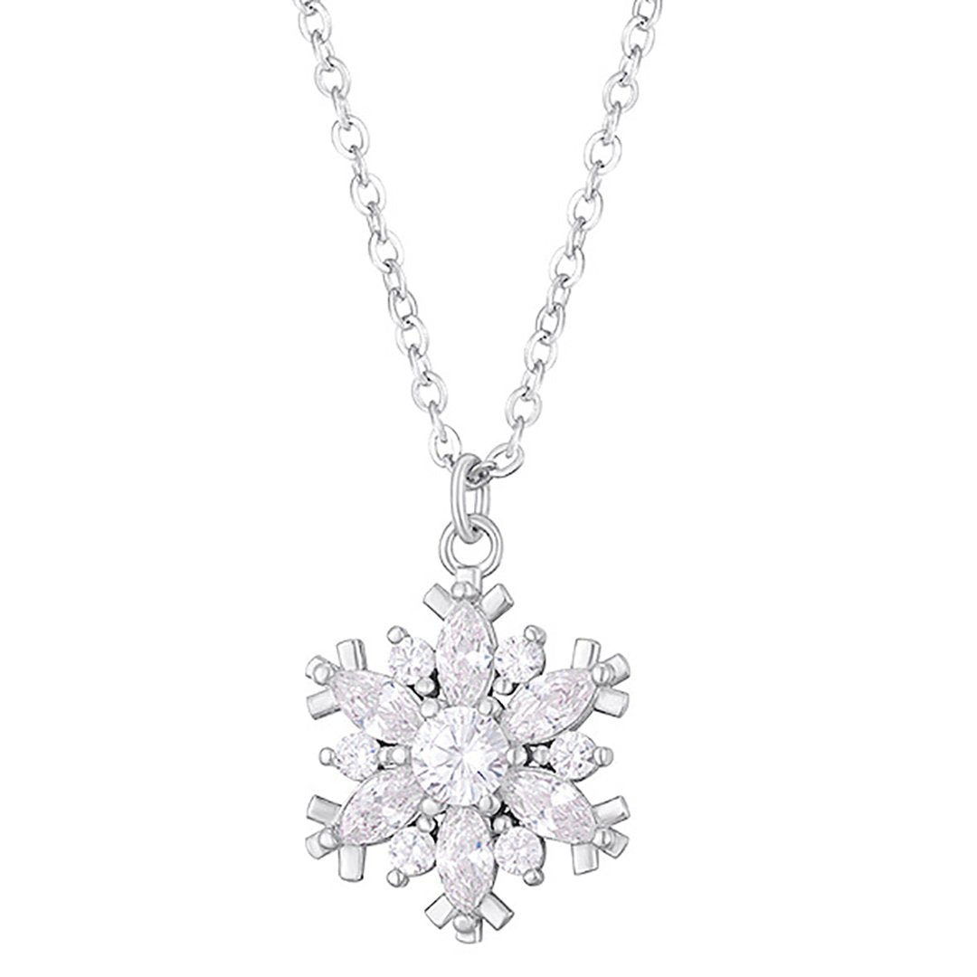 Christmas Snowflake Contracted Joker Necklace