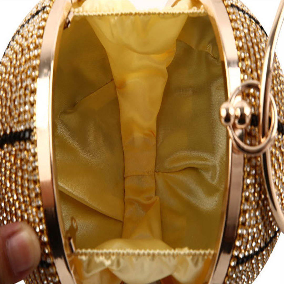 Fashion Shiny Basketball-shape Handbags