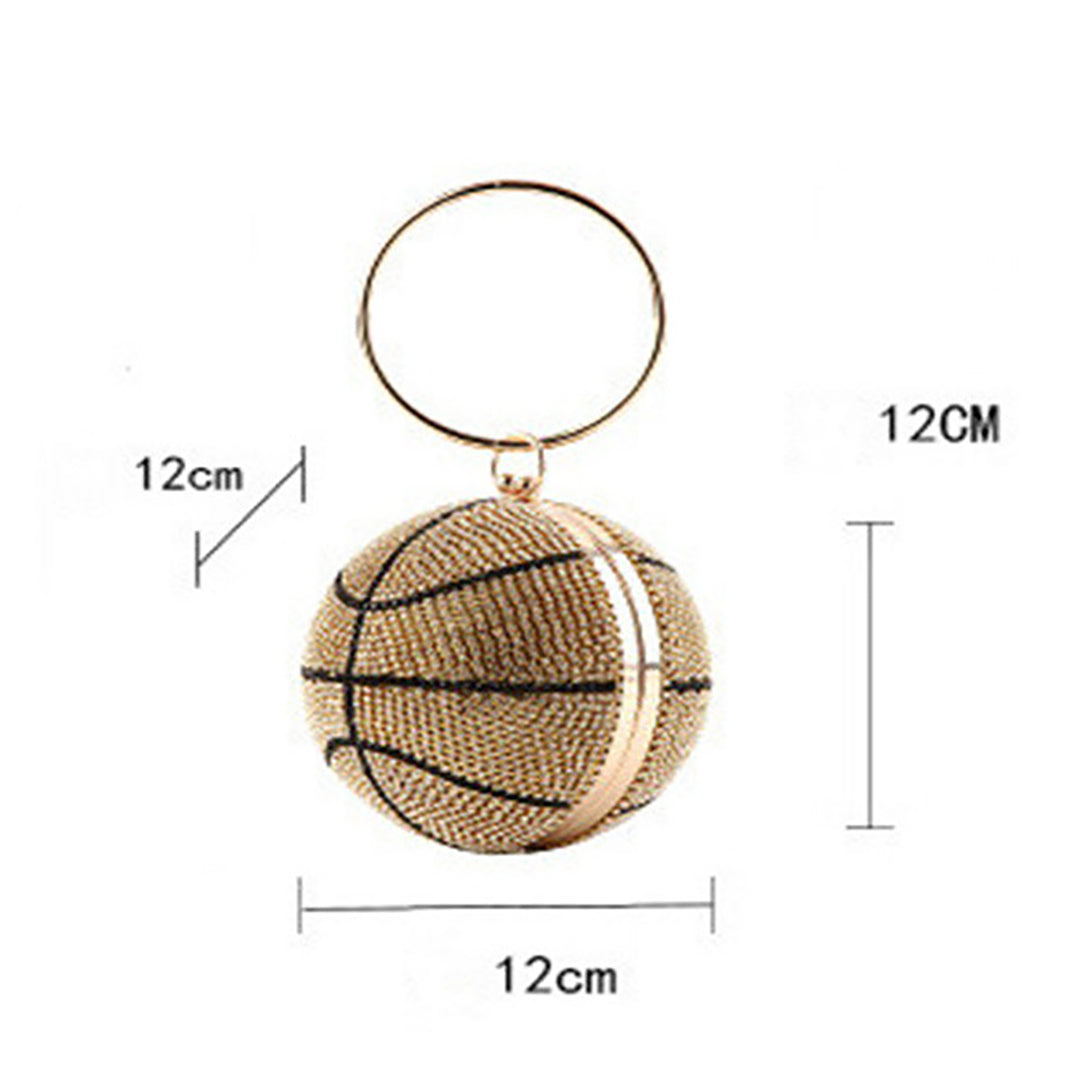 Fashion Shiny Basketball-shape Handbags